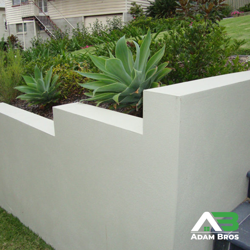 Retaining Wall Rendering Melbourne